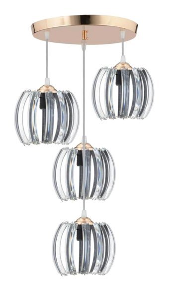 Hmydesign New Balle Tekli Beyaz Modern Halat Salon Avize