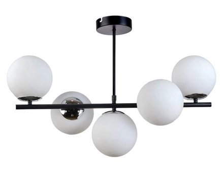 Luna Lighting 4113-1Ab Fona Tekli Altın Ledli Modern Metal Salon-Oturma Odası Avize