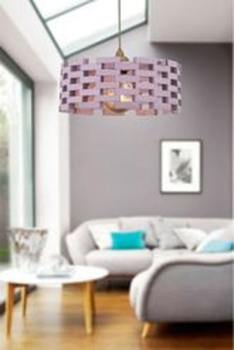 Begüsa No:5 Tekli Kahverengi Sarkıt Modern Ahşap Salon-Oturma Odası Avize