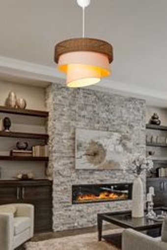 Luna Lighting 3'lü Altın Kristal Taşlı Modern Metal Salon-Oturma Odası Avize