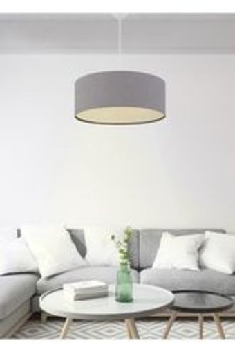 Hegza Lighting Cometa Tekli Gri Ledli Modern Alüminyum Salon-Oturma Odası Avize