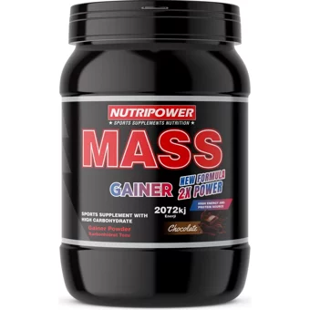 Nutripower Nutrition Çikolata Aromalı 12 Servis Kas Yapıcı Gainer 1200 gr Toz