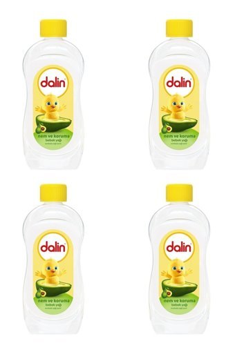 Dalin Nem Ve Koruma Avokadolu Hipoalerjenik Bebek Masaj Yağı 4x300 ml