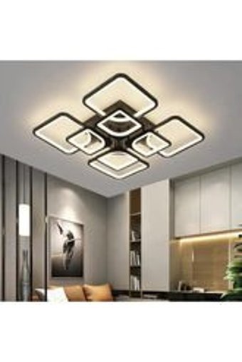 Eglo Sarnarra 6'lı Gümüş Küre Modern Çelik Salon-Oturma Odası Avize