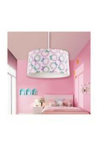 Bby Home & Desıgn Valens Tekli Çok Renkli Sarkıt Modern Kumaş Salon-Oturma Odası Avize