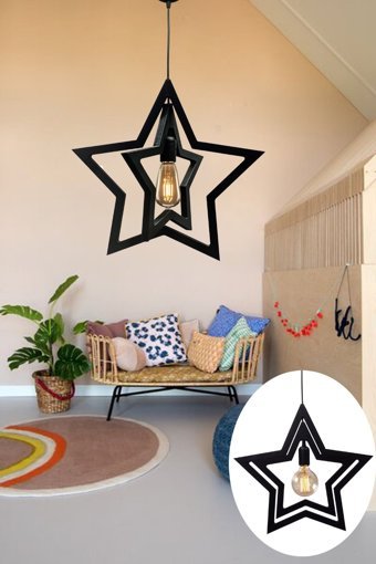 Tt Aydınlatma Tt040-Sy 3'lü Siyah Ledli Modern Alüminyum Salon-Oturma Odası Avize