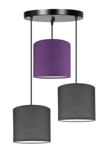 Ladco Aydınlatma Zc-314-1B Tekli Siyah Sarkıt Modern Alüminyum Salon-Oturma Odası Avize