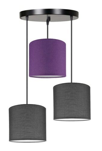 Ladco Aydınlatma Zc-314-1B Tekli Siyah Sarkıt Modern Alüminyum Salon-Oturma Odası Avize