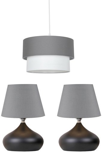 Esslight Elif 3'lü Altın Sarkıt Modern Metal Salon-Oturma Odası Avize