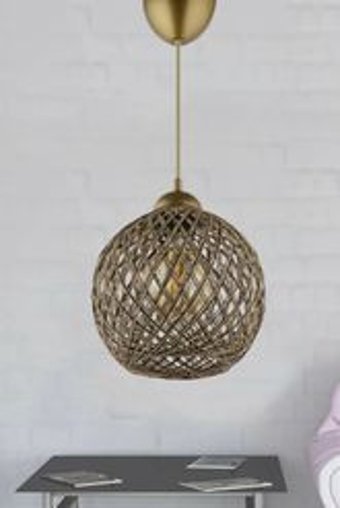Gyk Light Tekli Beyaz Cam Modern Cam Salon-Oturma Odası Avize