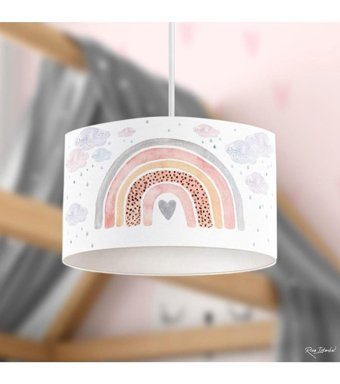 Woodhub Tekli Altın Ledli Modern Krom Salon-Oturma Odası Avize