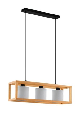 Eczekahome 6'lı Sarı Ledli Modern Çelik Salon-Oturma Odası Avize