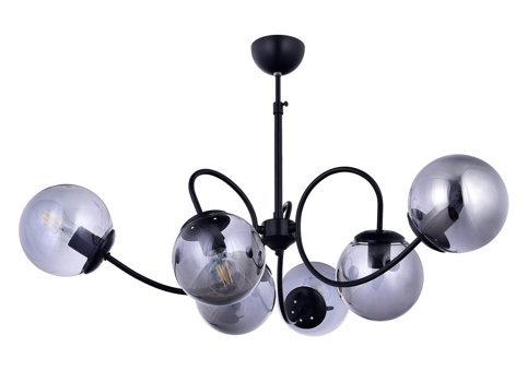 Varsthree Abbey Tekli Altın Küre Modern Plastik Salon-Oturma Odası Avize