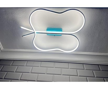 Modelight Akses Tekli Beyaz Sarkıt Modern Plastik Bebek-Çocuk Odası Avize