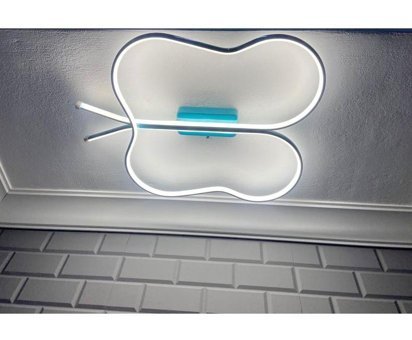 Modelight Akses Tekli Beyaz Sarkıt Modern Plastik Bebek-Çocuk Odası Avize