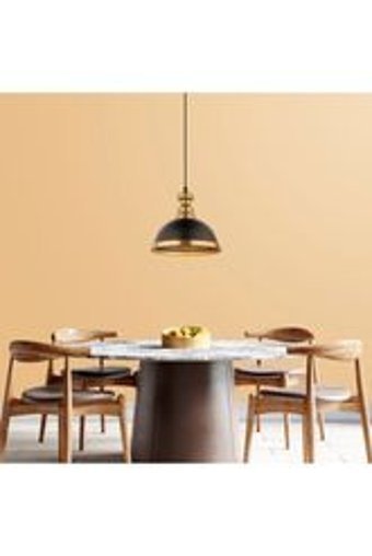Modelight Tekli Beyaz Modern Kumaş Salon-Oturma Odası Avize