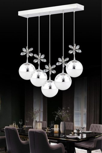 Home Tekli Beyaz Ledli Modern Alüminyum Bebek-Çocuk Odası Avize