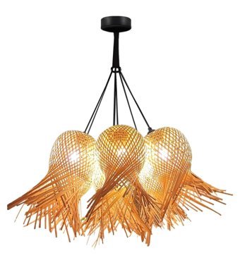 Onay Avize Tekli Yeşil Kumaş Modern Kumaş Salon-Oturma Odası Avize