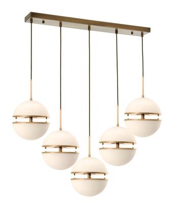 Kardelen Aydınlatma Avize Nairobi 3'lü Siyah Modern Metal Salon-Oturma Odası Avize