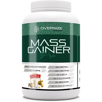 Oversize Sports Muz Aromalı 30 Servis Kas Yapıcı Gainer 3000 gr Toz
