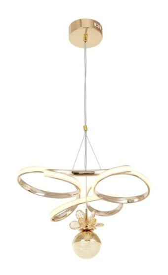 Emg Design Tekli Beyaz Pasta Modern Kumaş Yatak Odası Avize