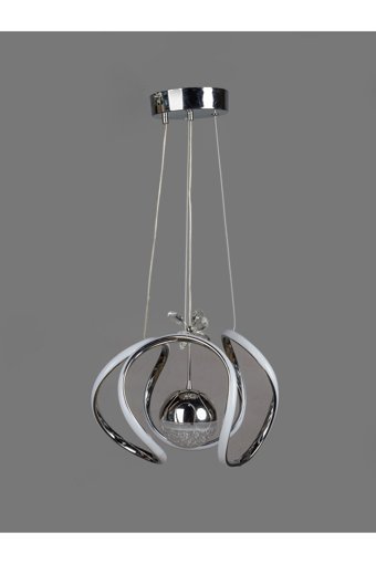 Talia Home Tlav-288 Tekli Gri Baskılı Modern Kumaş Bebek-Çocuk Odası Avize