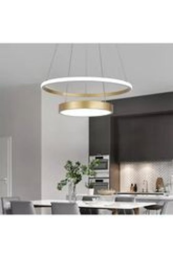 Viesteknoloji Tekli Beyaz Pasta Modern Kumaş Salon-Oturma Odası Avize