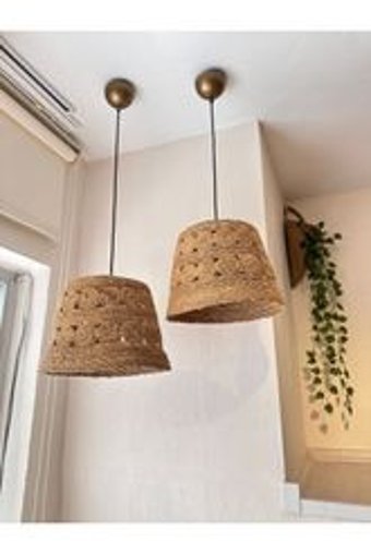 Modavize Deco Tekli Siyah Sarkıt Modern Cam Salon-Oturma Odası Avize