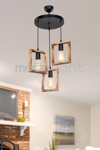 Mınımal Etıcaret Ve Bılgı Teknolojılerı Harmony 3'lü Altın Cam Modern Cam Salon-Oturma Odası Avize
