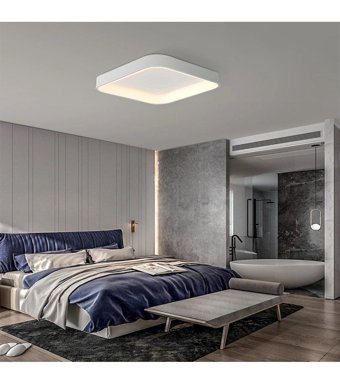 Cam Tekli Mavi Sarkıt Modern Cam Salon-Oturma Odası Avize