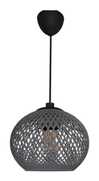 Rscollectıons Dron Tekli Gümüş Ledli Modern Krom Salon-Oturma Odası Avize