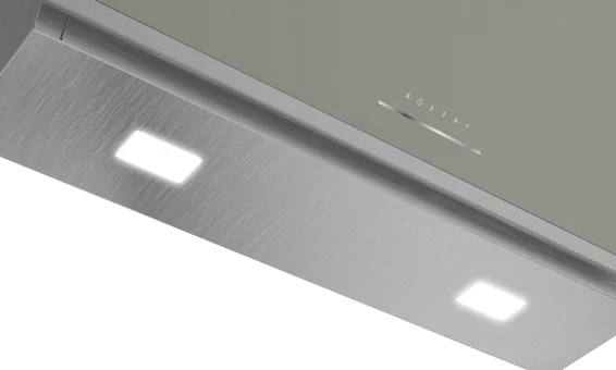 Arçelik ADE 906-2 B 90 cm Cam Yüzey Karbon Filtreli Bacalı-Bacasız Duvar Tipi Davlumbaz Gri