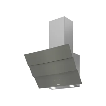 Beko ADE 62540 G 60 cm Cam Yüzey Karbon Filtreli Bacalı-Bacasız Duvar Tipi Davlumbaz Gri