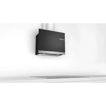 Bosch DWF67AK60T 272 W 60 cm Cam Yüzey Bacalı-Bacasız Duvar Tipi Davlumbaz Siyah