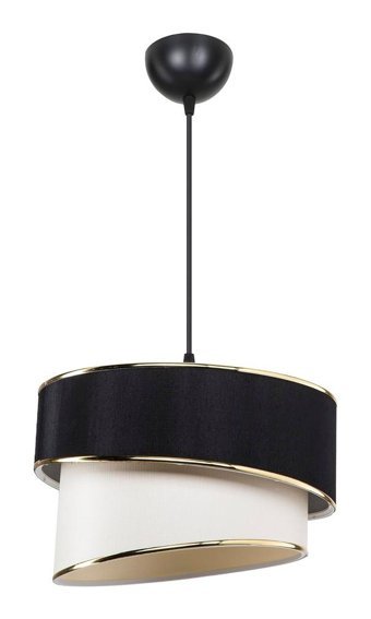 Luna Lighting Tekli Siyah Sarkıt Modern Metal Salon-Oturma Odası Avize