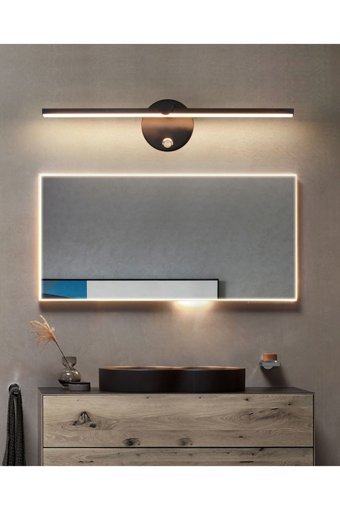Prestige Tekli Altın Ledli Modern Krom Salon Avize