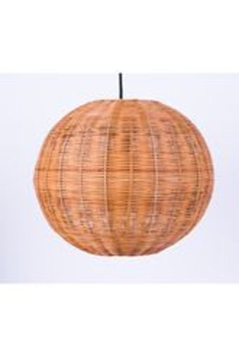 Mutlu Tekli Çok Renkli Sarkıt Modern Bambu Antre-Hol Avize