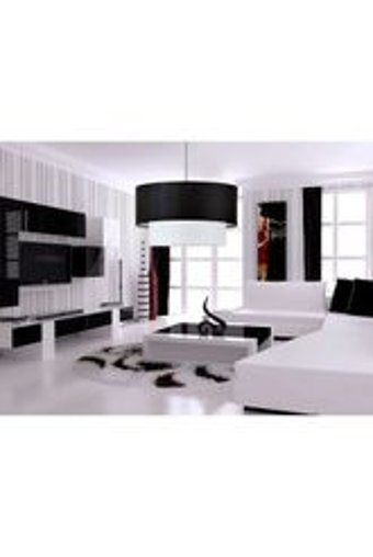 Ultra Home 4461-18-01 Tekli Beyaz Hasır Rustik Bambu Salon-Oturma Odası Avize