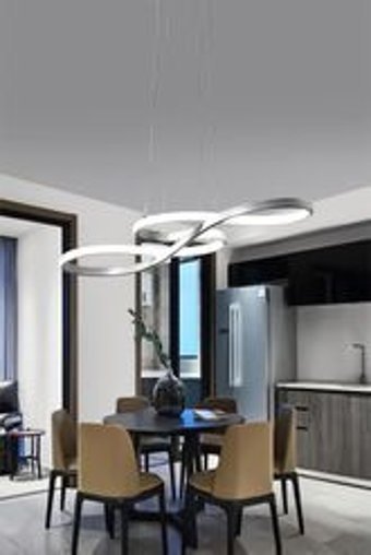 Decolife 3'lü Kahverengi Sarkıt Modern Ahşap Salon-Oturma Odası Avize