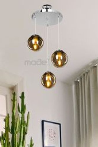 Mhm Collections 8366 Tekli Beyaz Sarkıt Modern Çelik Salon-Oturma Odası Avize