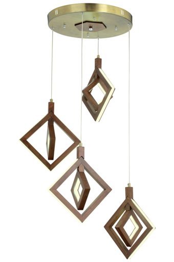 Tt Aydınlatma Tt307-40-Sy Tekli Siyah Ledli Modern Alüminyum Salon-Oturma Odası Avize