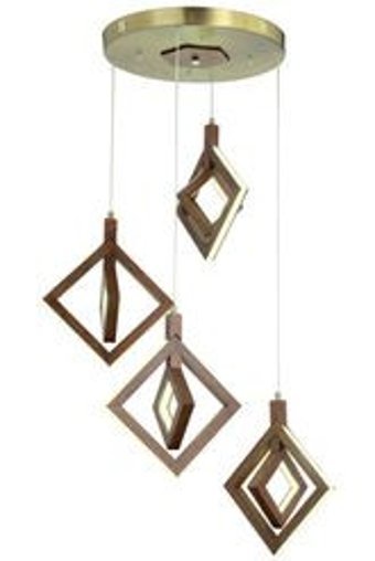 Tt Aydınlatma Tt307-40-Sy Tekli Siyah Ledli Modern Alüminyum Salon-Oturma Odası Avize