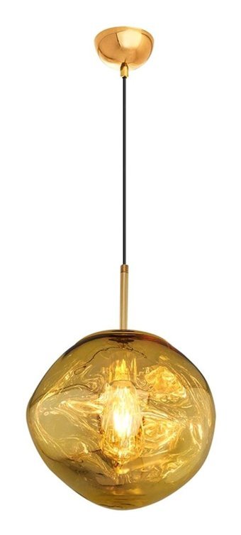 Osc Home Aydınlatma Tasarım Tekli Altın Metal Modern Alüminyum Salon-Oturma Odası Avize