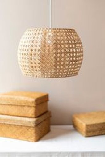 Homsel Tekli Mavi Cam Bohem Cam Salon-Oturma Odası Avize