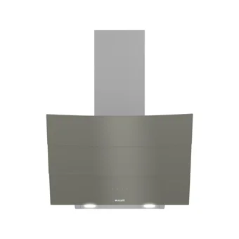 Arçelik P 14 YEG 60 cm Cam Yüzey Karbon Filtreli Bacalı-Bacasız Duvar Tipi Davlumbaz Gri
