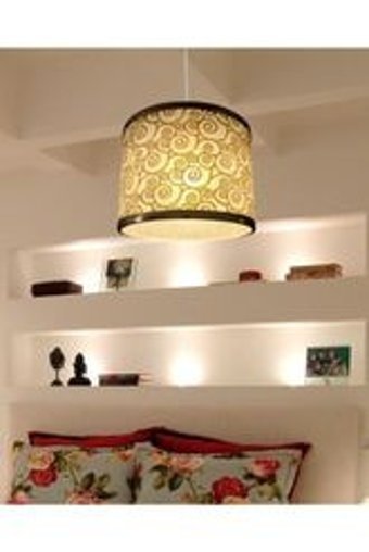 Arpleks Tekli Turuncu Modern Plastik Salon Avize