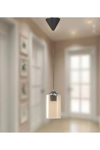 Asli Aydınlatma 7'li Gümüş Ledli Modern Plastik Salon-Oturma Odası Avize