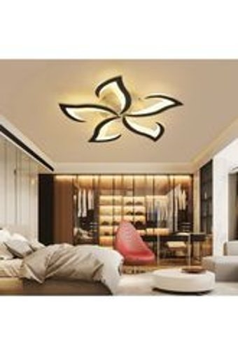 Ransom Tekli Beyaz Ledli Modern Alüminyum Salon-Oturma Odası Avize