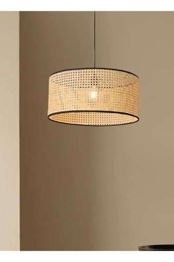 Bng74 Store 6'lı Kahverengi Ahşap Rustik Ahşap Salon-Oturma Odası Avize