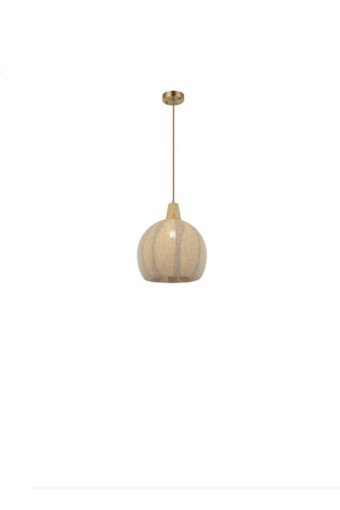 White West İnn House Tekli Bej Modern Halat Salon Avize